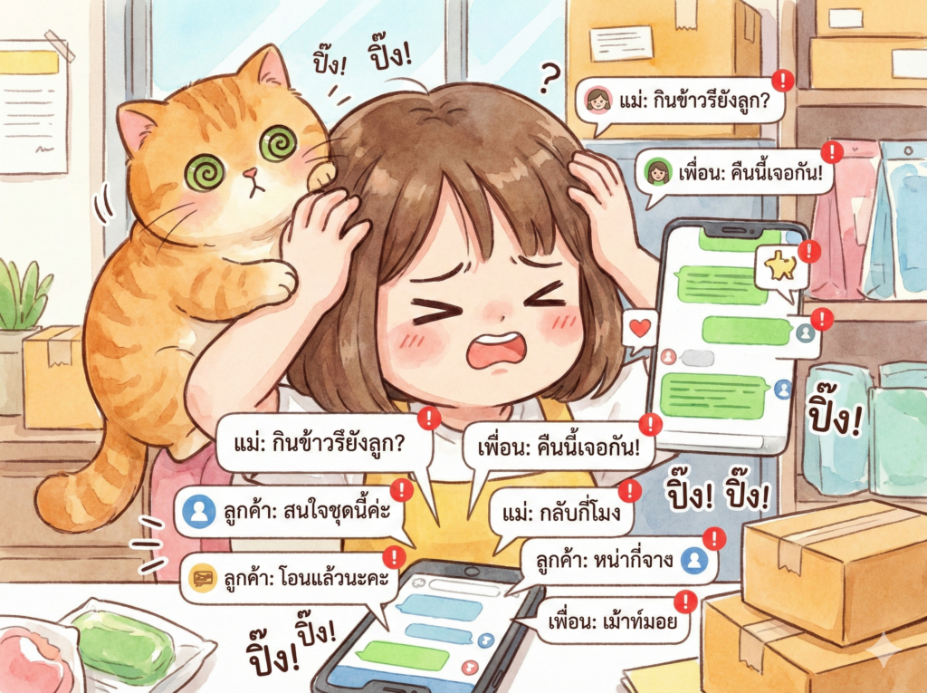 แยกแชทส่วนตัวกับแชทลูกค้าด้วยการ เปิดบัญชี Line Official ช่วยให้ธุรกิจเป็นระบบมากขึ้น