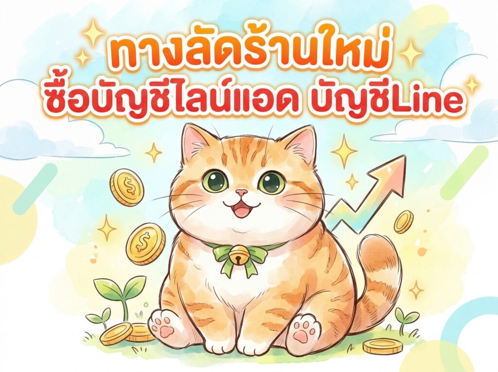 ทางลัดร้านใหม่ ซื้อบัญชีไลน์แอด บัญชีLine
