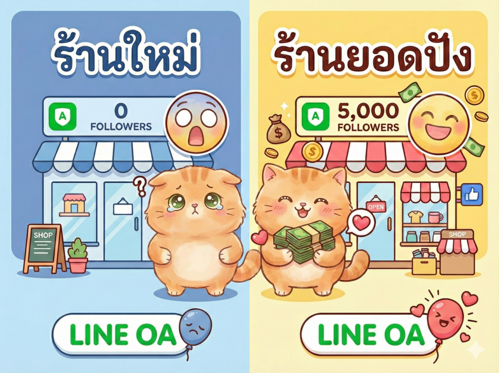 First Impression สำคัญที่สุดเมื่อ เปิดร้านใหม่ การ เพิ่มยอดติดตามไลน์ ช่วยสร้างความมั่นใจให้ลูกค้า