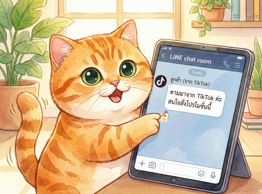 ผลลัพธ์จากการแปะ ลิงก์ Line OA หน้า TikTok เปลี่ยนยอดวิวเป็นยอดโอนได้จริง