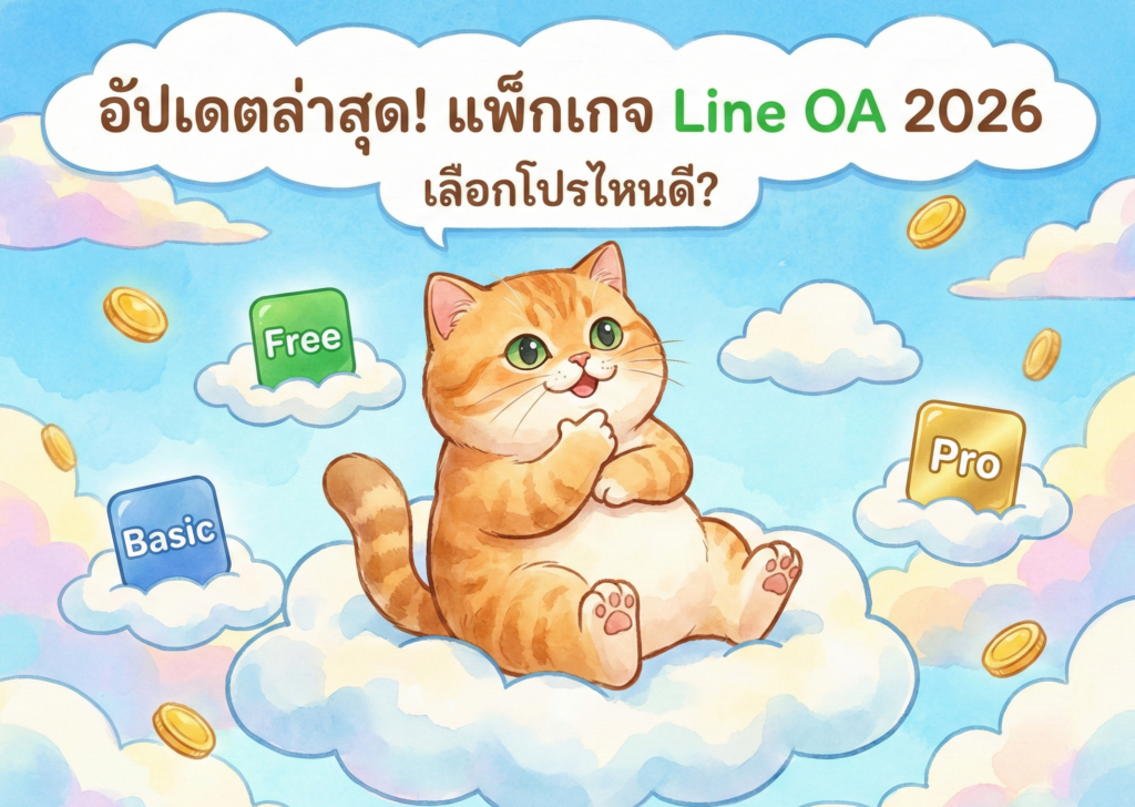 อัปเดตล่าสุด! แพ็กเกจ Line OA 2026 เลือกโปรไหนดี? (ฉบับมือใหม่)