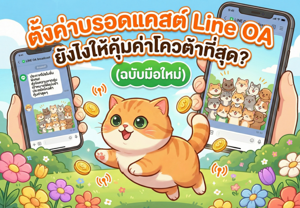 ตั้งค่าบรอดแคสต์ Line OA ยังไงให้คุ้มค่าโควต้าที่สุด? (ฉบับมือใหม่)