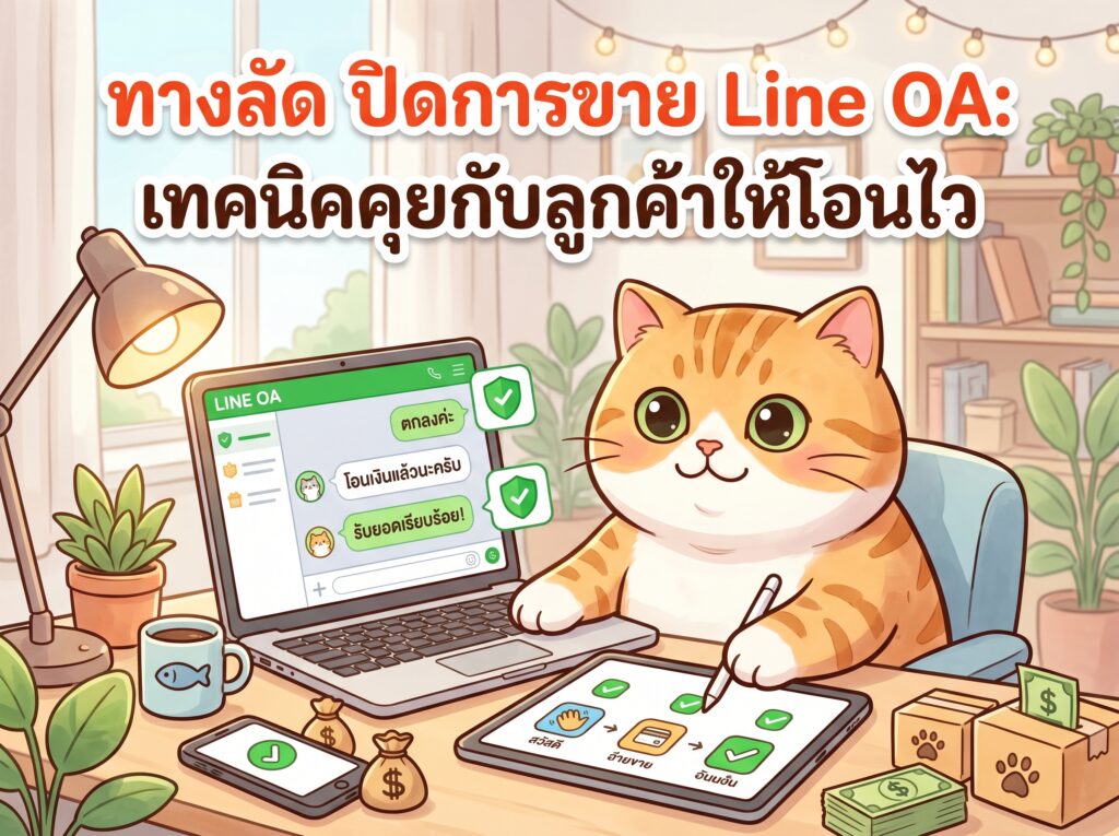 ทางลัด ปิดการขาย Line OA: เทคนิคคุยกับลูกค้าให้โอนไว