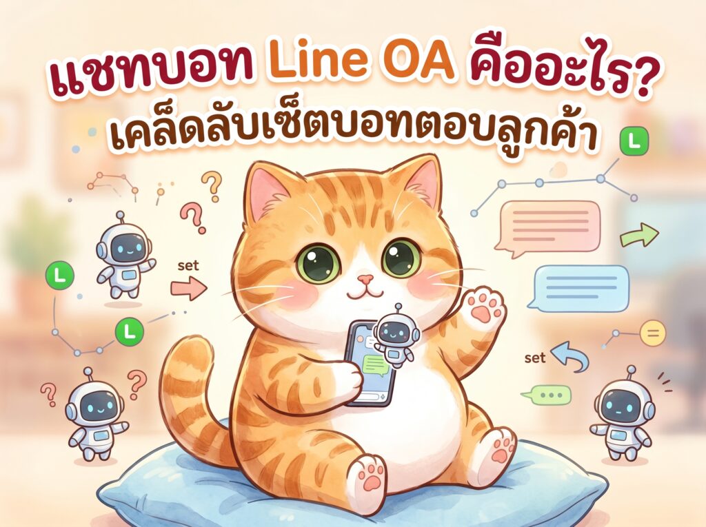 แชทบอท Line OA คืออะไร? เคล็ดลับเซ็ตบอทตอบลูกค้า