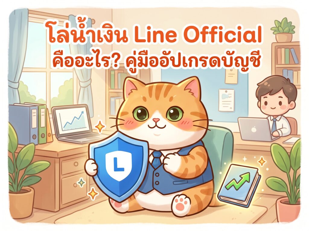 โล่น้ำเงิน Line Official คืออะไร? คู่มืออัปเกรดบัญชี