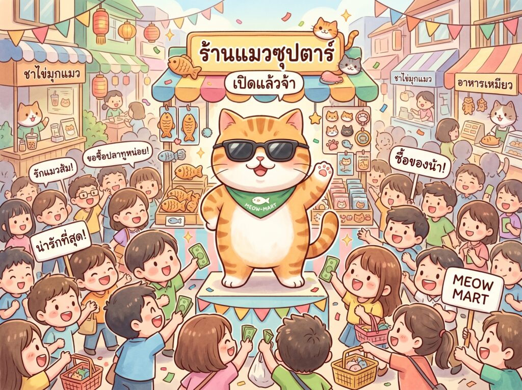 แมวส้มสุดเท่ท่ามกลางผู้ติดตามจำนวนมากสร้างความน่าเชื่อถือ