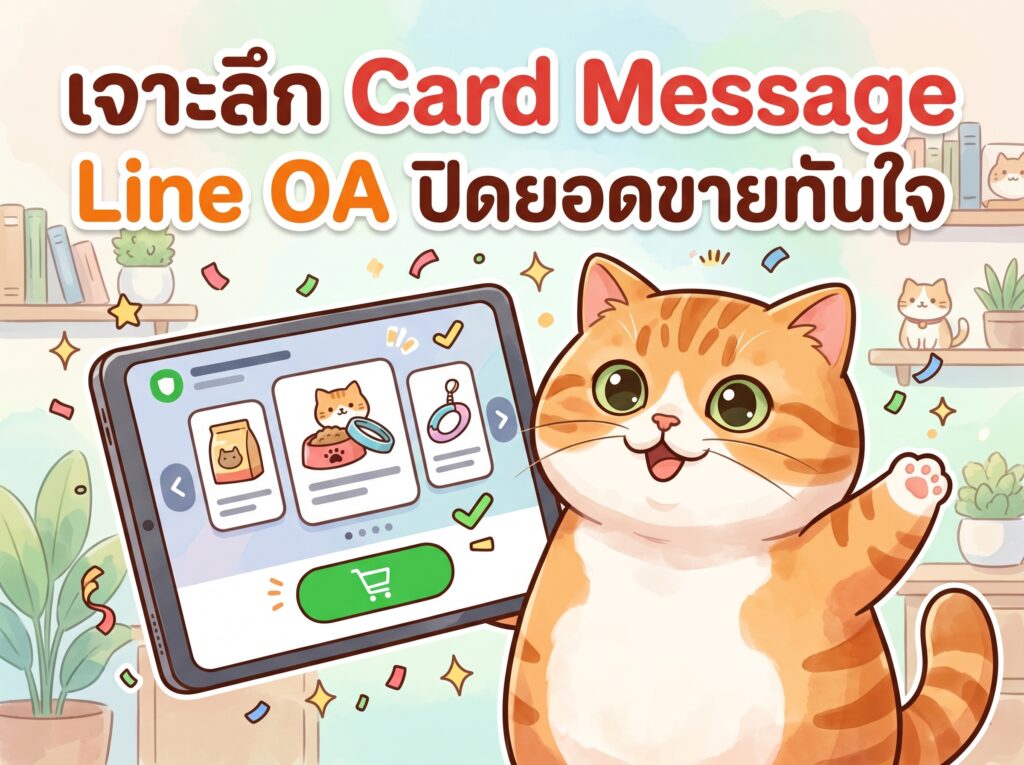 เจาะลึก Card Message Line OA ปิดยอดขายทันใจ